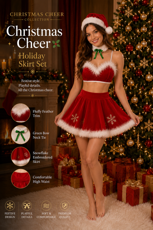 Christmas Cheer - Holiday Skirt Set